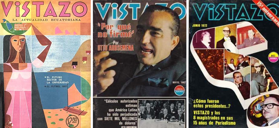 Panorama revista Vistazo (50, 60, 70)