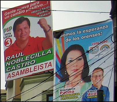 59 - Anuncios electorales en Santa Rosa x elecciones 2013 - ruta E25