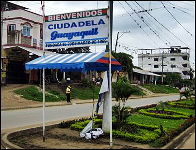 68 - Arenillas -Bienvenidos a la ciudadela Guayaquil 1969 - ruta E25 (Ecuador 2013)